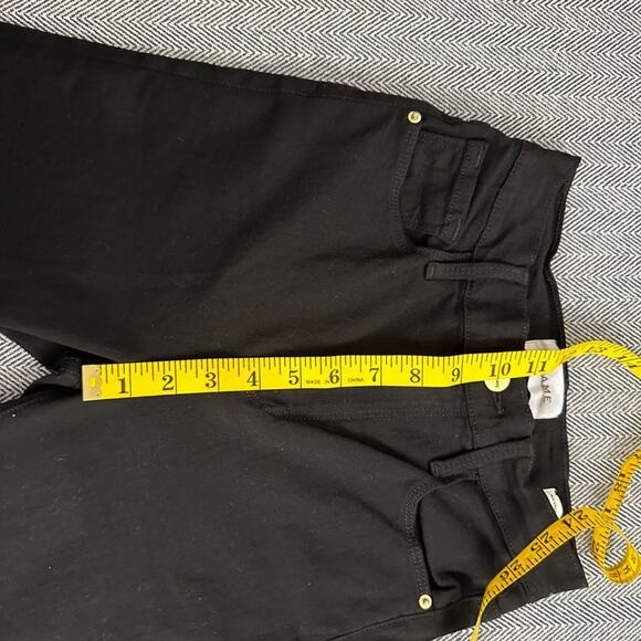 FRAME - Ali High Rise Cigarette in Film Noir with Stirrups - Picture 7 of 8